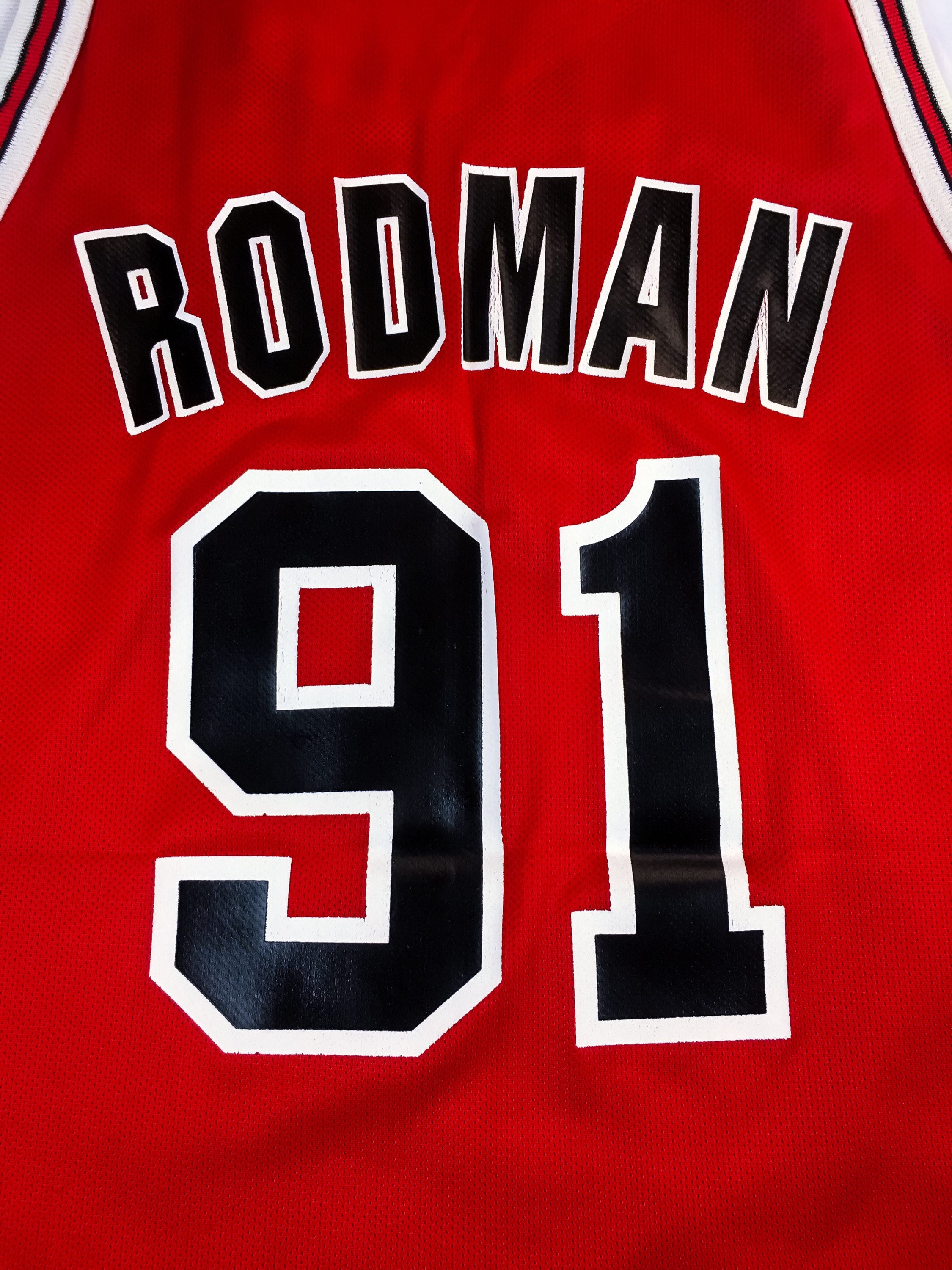dennis rodman bulls jersey champion