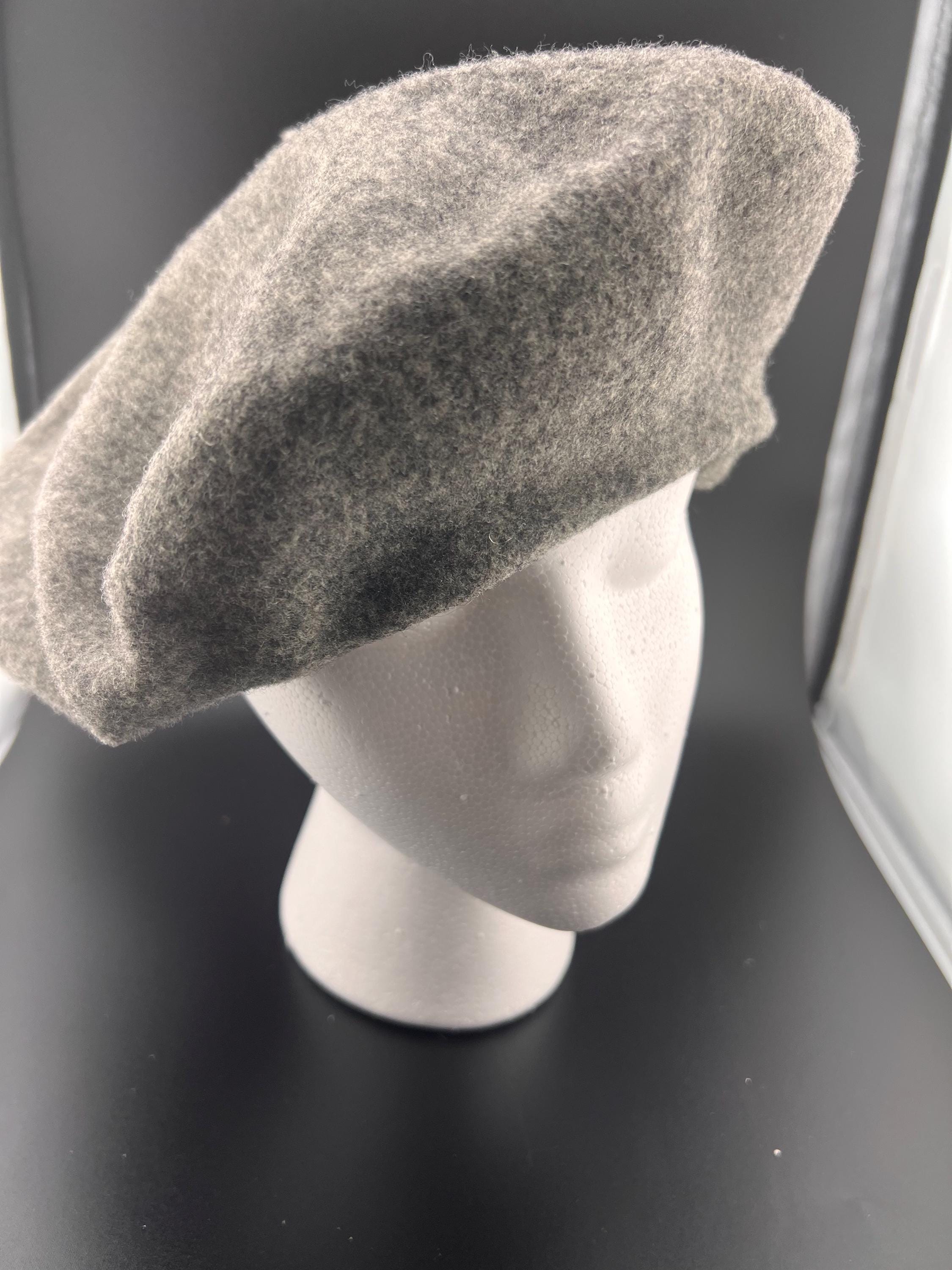 Vintage Importina 100% Wool 9” Pillbox Beret Dark Brown With Feather 1930-60’s Vintage 100% wool brown pillbox hat with veil and feathers  main image 4