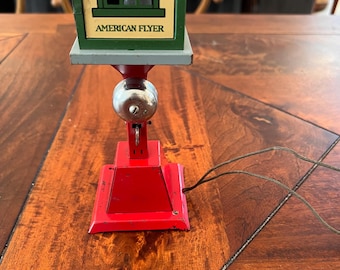 Vintage American Flyer Train Crossing Signal
