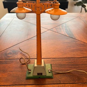 Vintage American Flyer Double Straßenlampe