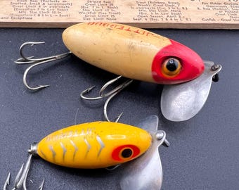 Vintage is the New Cool: Fred Arbogast jitterbugs, veel van 2, circa jaren 1940