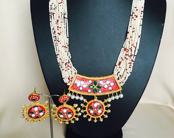 Antique jewellery, Handpainted Jewellery, Seedbead jewelery , Fashion jewellery