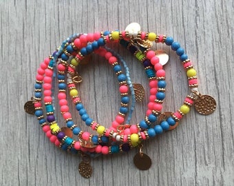 Bracelets for women in the UK , Bracelets for women, Bracelet set, Boho jewelry, Beaded bracelet, Friendship bracelet, Stack bracelets