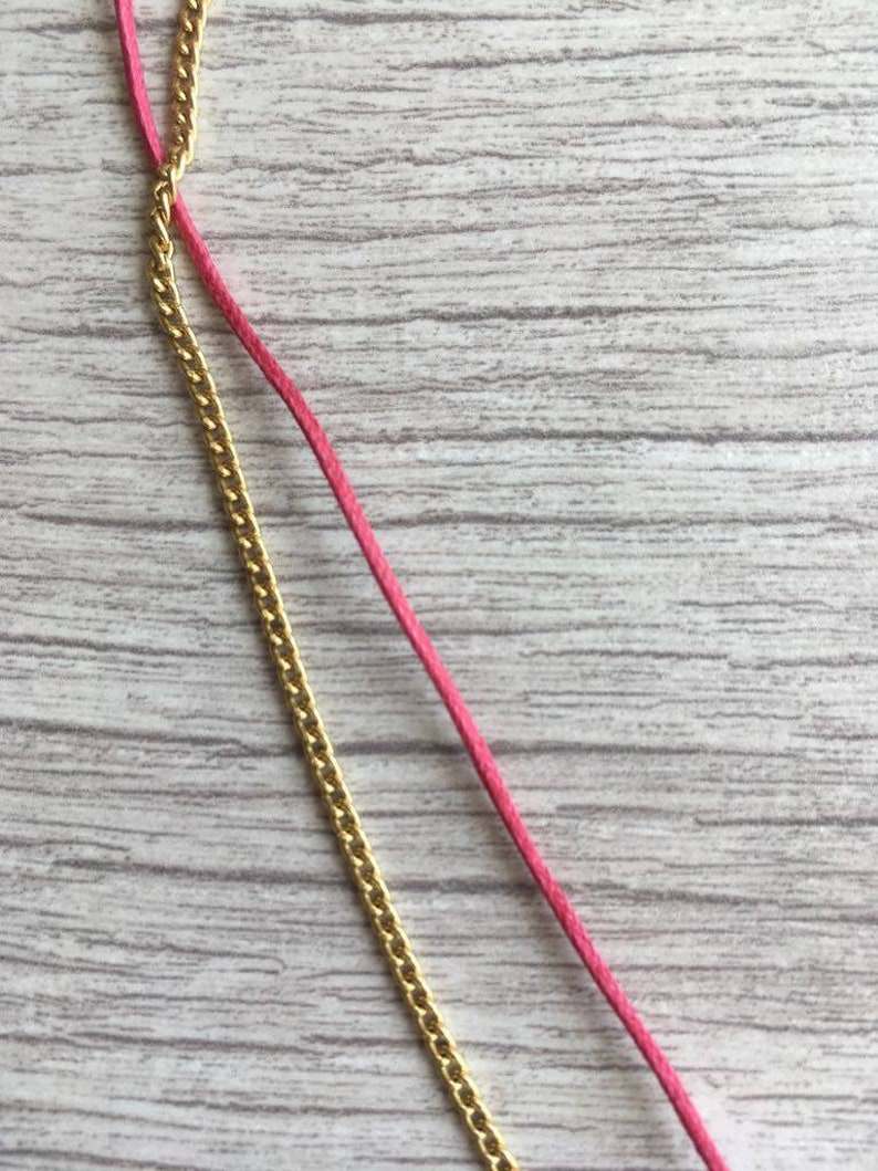Tassel Necklace Pendant Multi Colours