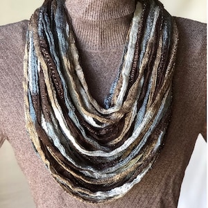Wunderlich Works, WunderlichScarves, Infinity Scarf, Lightweight Scarf, Scarves for Women, Layered Scarf, Scarf, Women&#39;s Accessories