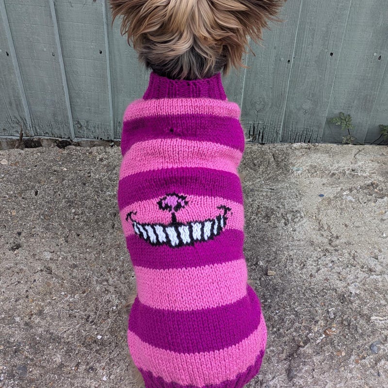 Cheshire Cat Dog Costume