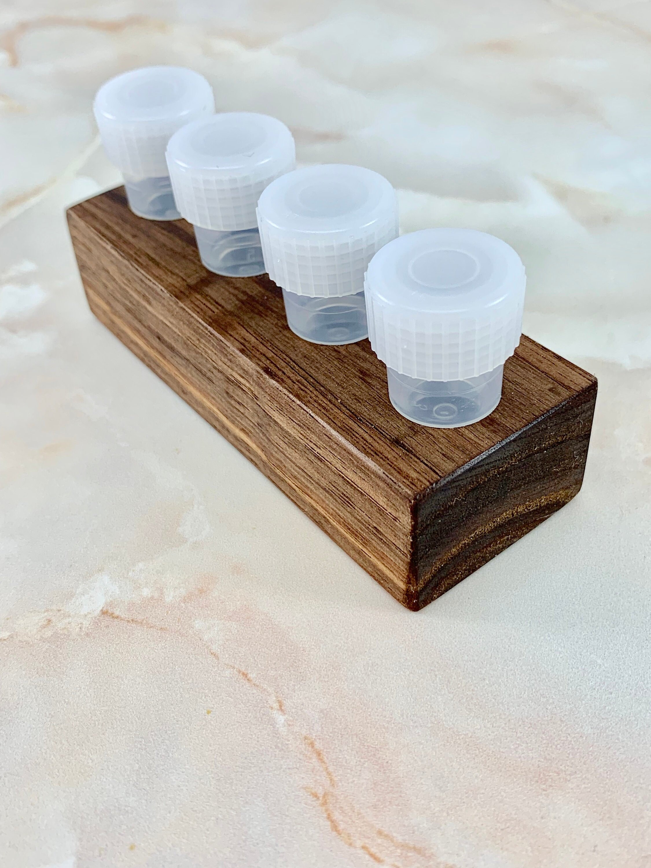 Small Walnut Dinky Dip holder Create your own Etsy
