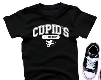 Cupid's Homeboy Boys Valentine's Day Shirt | Valentines Shirt for Boys in Infant, Toddler and Youth Sizes Boys Valentine