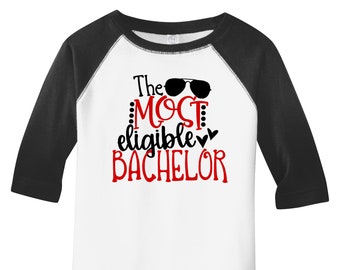 Boys Valentine shirt The Most Eligible Bachelor kids Valentine shirt, Valentine Shirt for boys Toddler Boy Valentine Shirt, valentines shirt