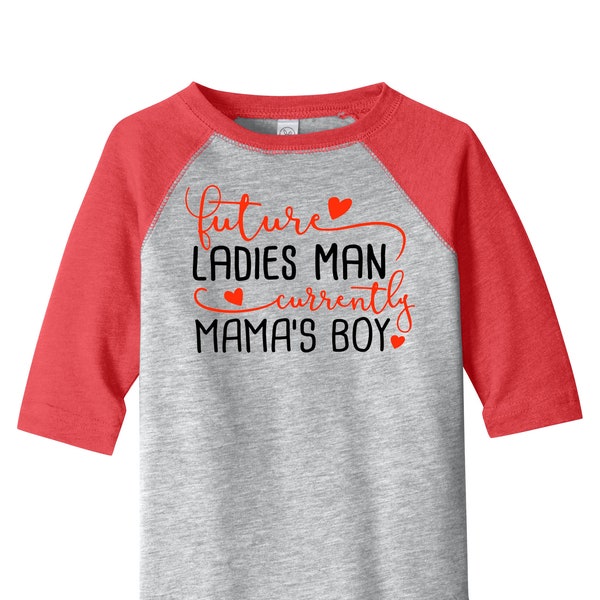 Boys Valentine Shirt Future Ladies Man Current Mamas Boy Valentines Shirt for boys, Toddler Boy Valentine Shirt toddler valentines shirt