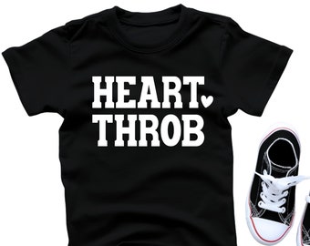 Heart Throb HeartThrob Boys Valentine's Day Shirt | Valentines Shirt for Boys in Infant, Toddler and Youth Sizes