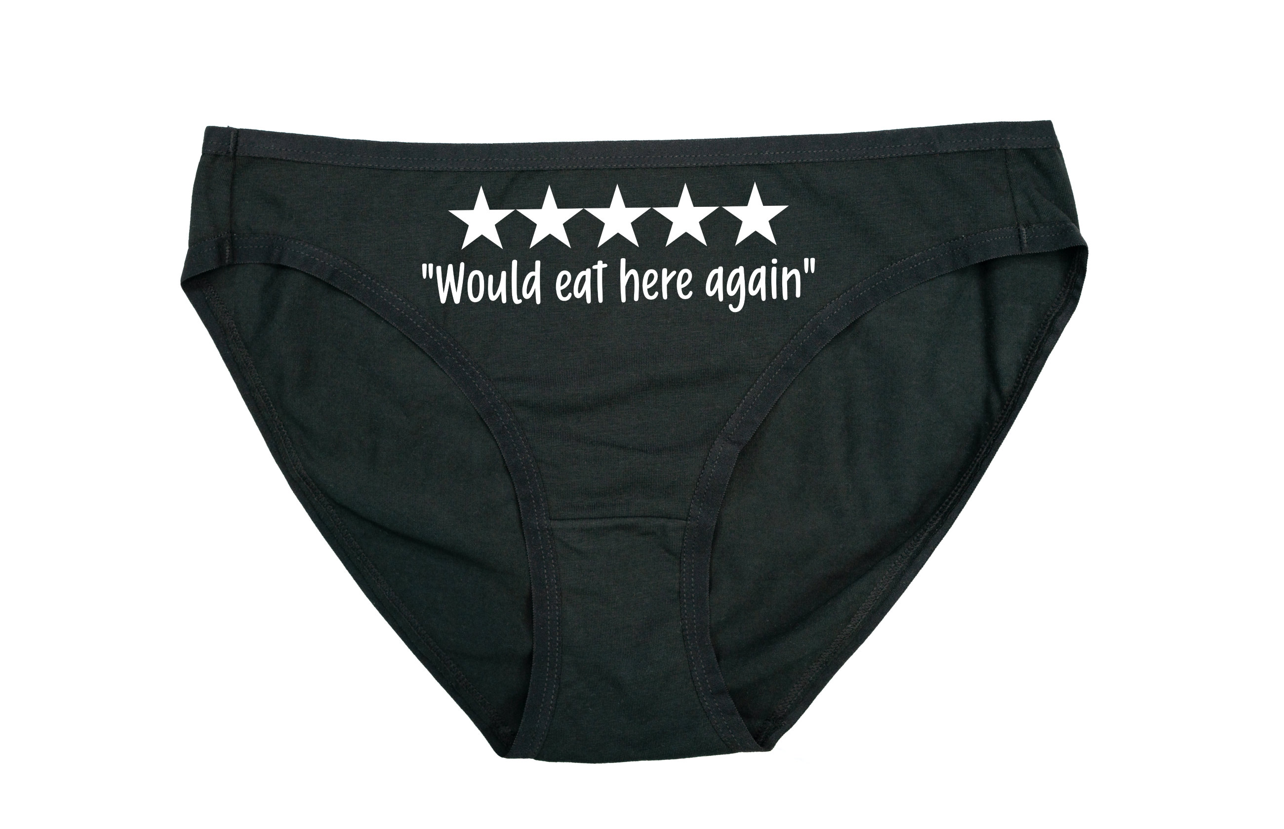 5 Stars Would Eat Here Again Funny Panties For Her | Dirty Valentine's Day  Gift for Her | Wedding Gift | Funny Ladies Panties | Eat Me