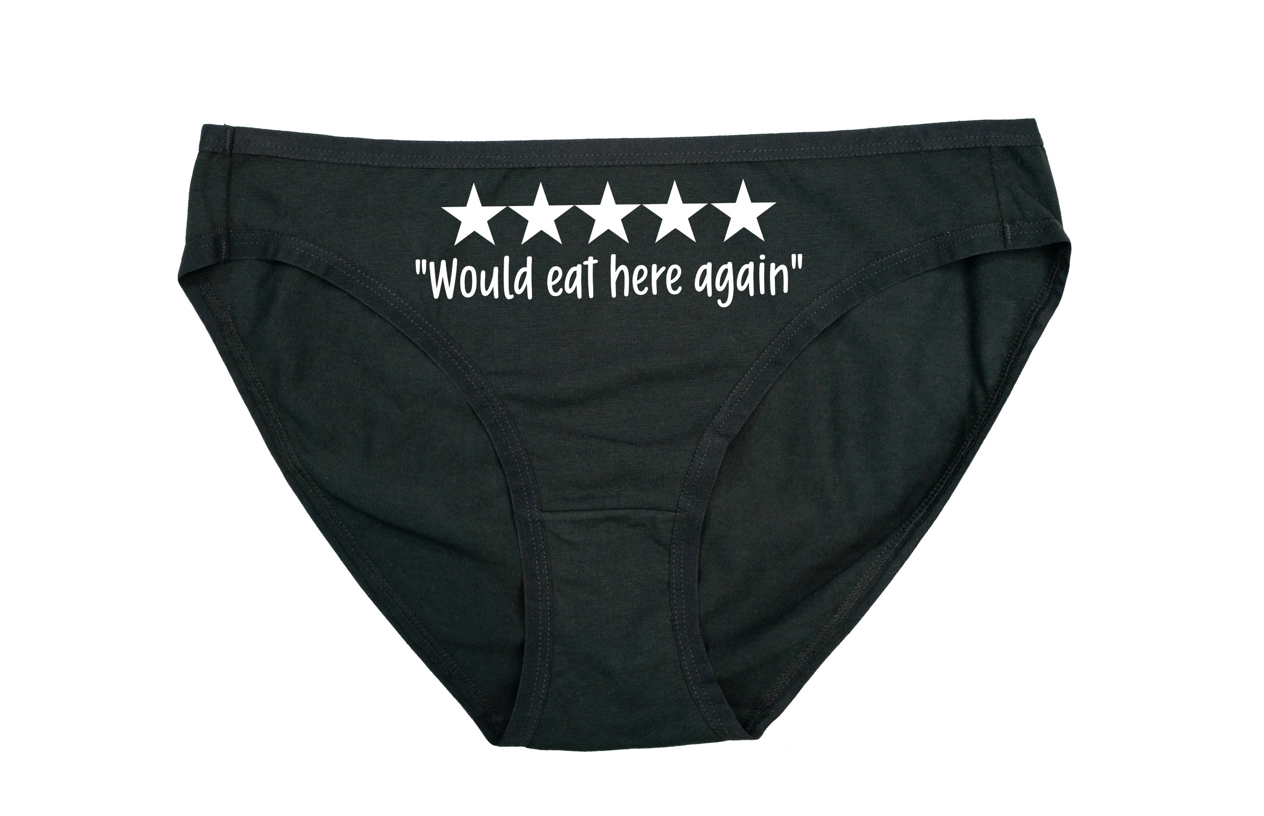 5 Stars Would Eat Here Again Funny Panties For Her Dirty Etsy