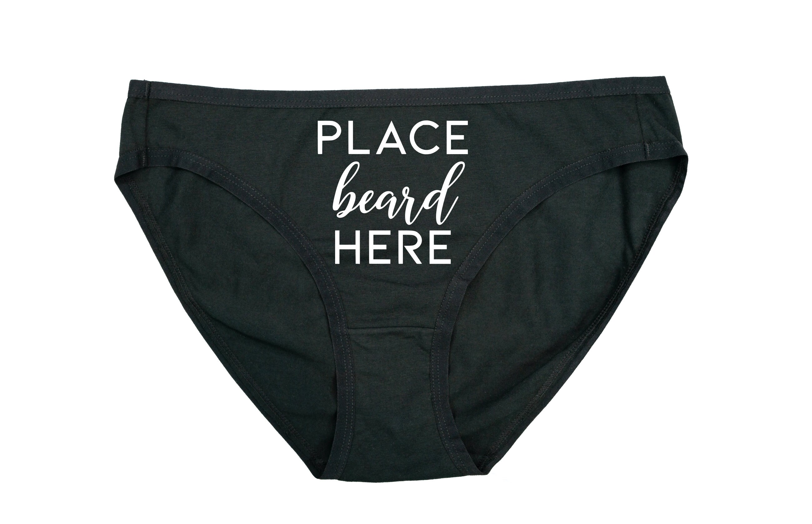 Place Beard Here Funny Panties For Her Dirty Etsy