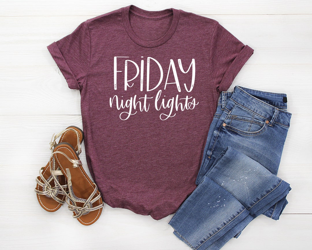 Friday Night Lights Shirt Womens Football Mom Tshirt Etsy