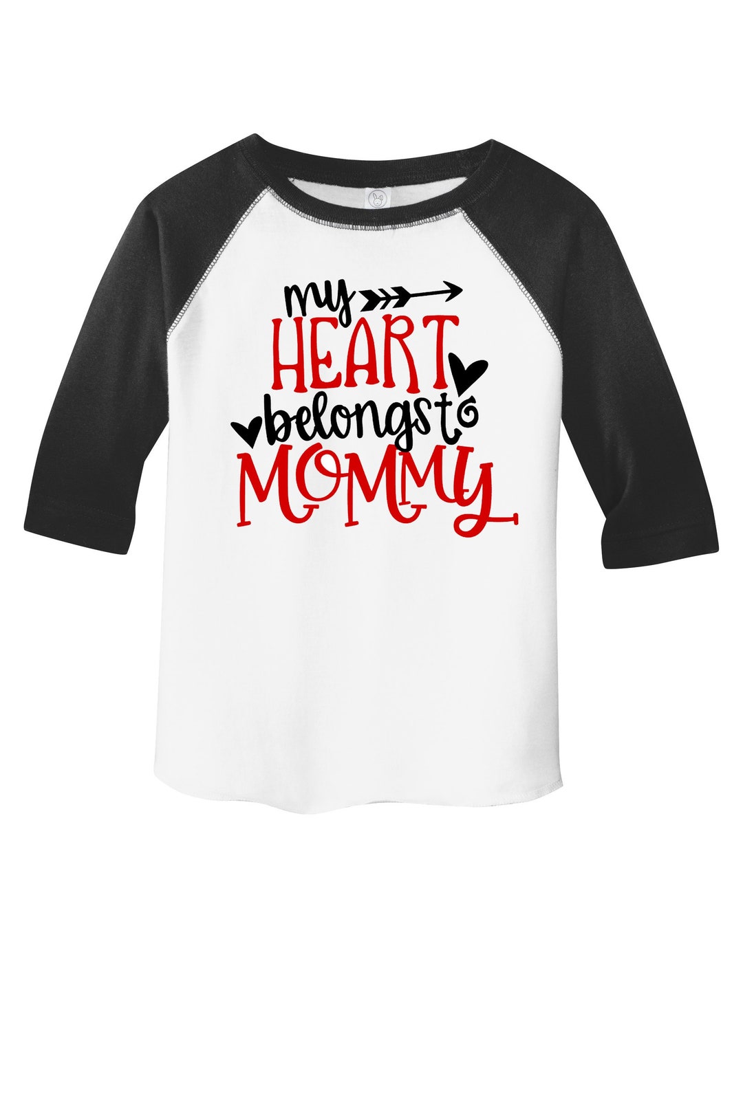 Boys Valentine Shirt My Heart Belongs to Mommy Valentine Shirt