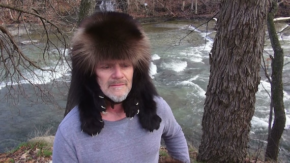real wolf pelt hat