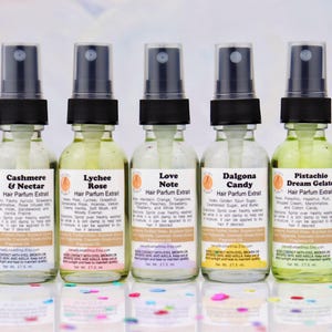 Hair Parfum Extrait, Highly Concentraited, Long Lasting, Perfume For Hair, Gentle Hair Mist, Fruity, Gourmand, Floral, Elegant Scents image 1