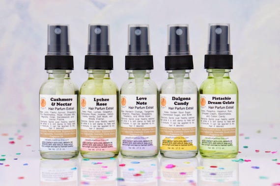 Hair Parfum Extrait, Highly Concentraited, Long Lasting, Perfume For Hair, Gentle Hair Mist, Fruity, Gourmand, Floral, Elegant Scents