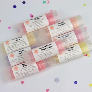 Solid Perfume Sticks,  Read Description!!, Perfume Balm, Sample Perfume, Stocking Stuffers, Favors, Birthday Favors, Bridal Shower