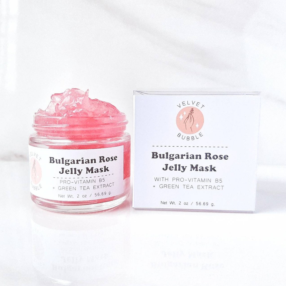 Rose Jelly Mask Hydro Gel Mask Hydrating Face Mask Rose Etsy
