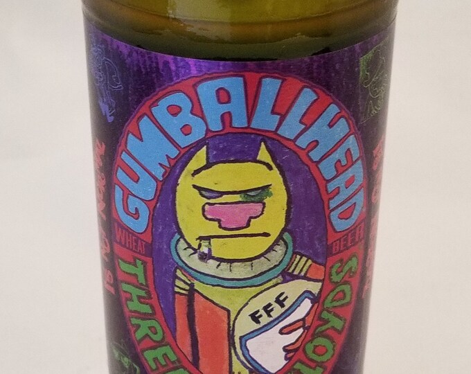 Gumball Head Beer Bottle Candle Etsy