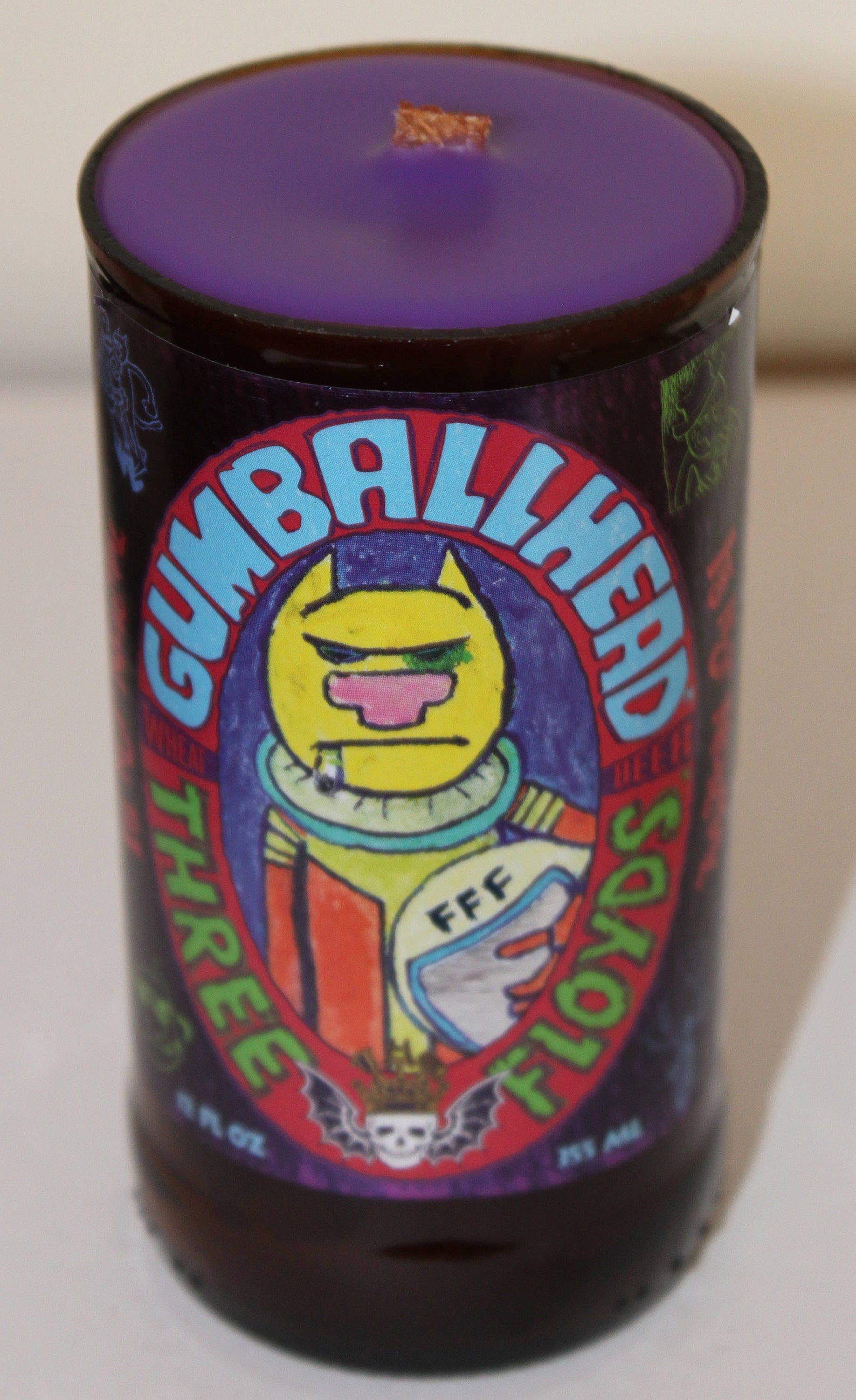 Gumball Head Beer Bottle Candle Etsy