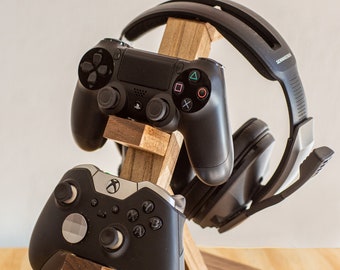 Soporte del controlador de madera / Soporte de auriculares