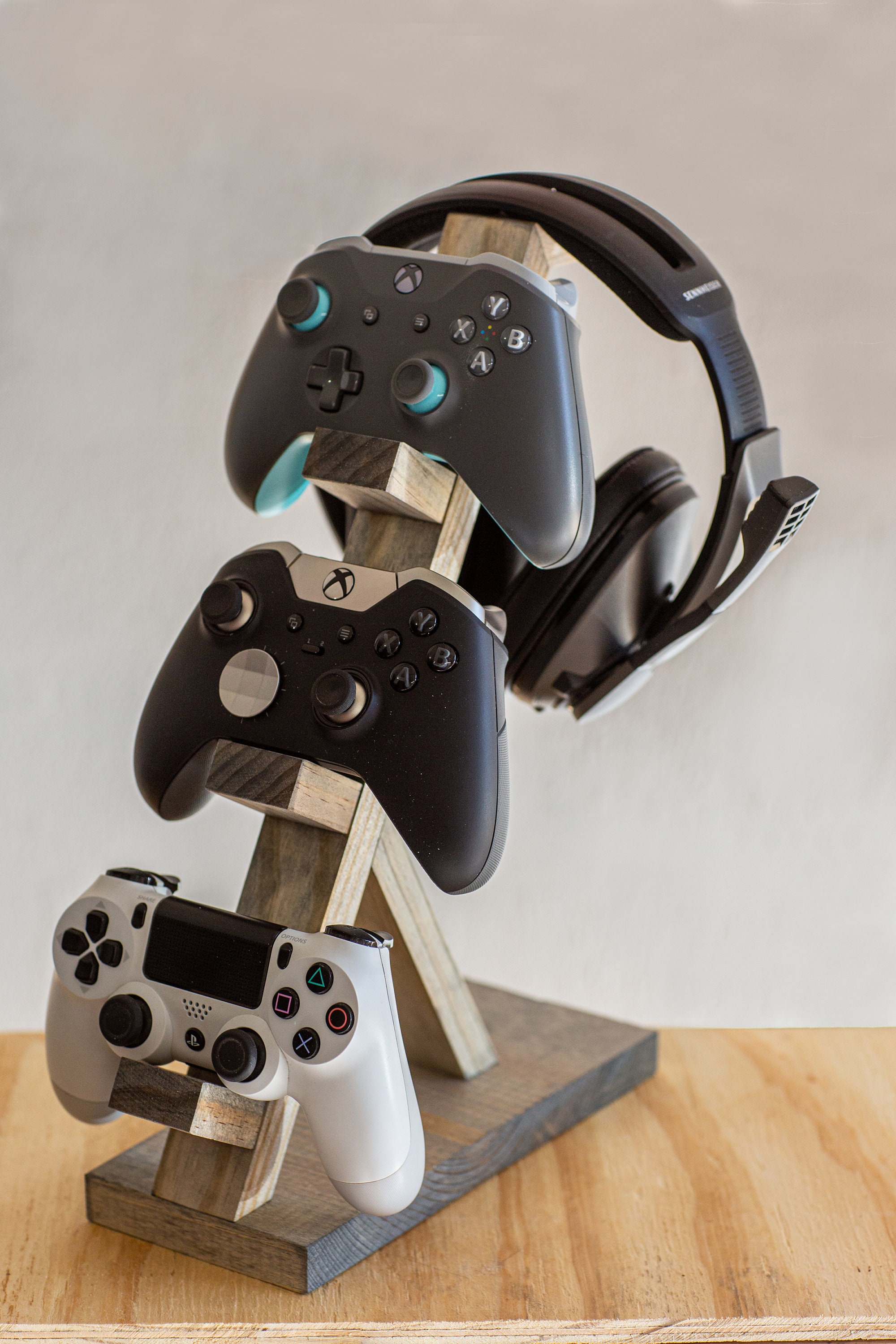 Wooden Controller Stand Headset Stand Etsy
