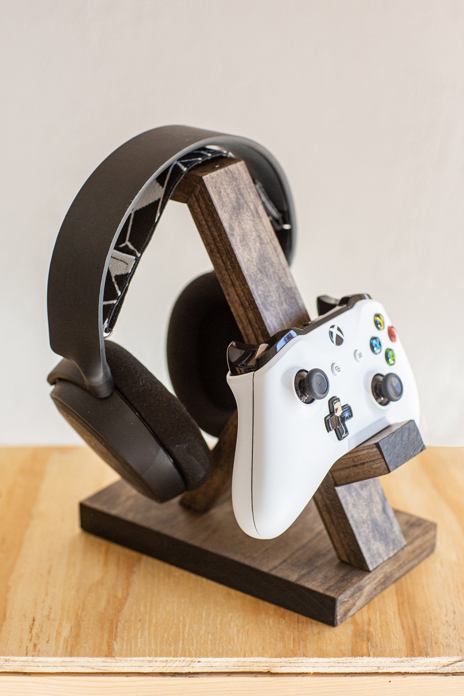 Wooden Controller Stand Headset Stand Etsy
