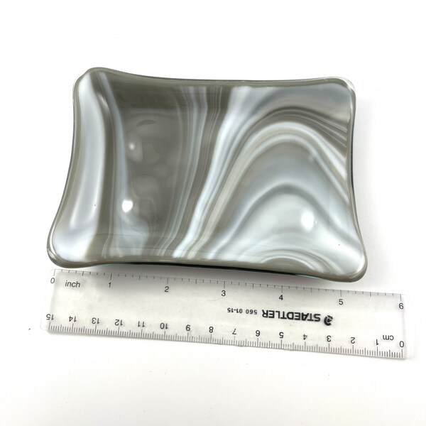 Fused Glass Soap Dish Etsy