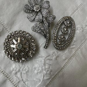 Vintage Austrian Crystal brooch