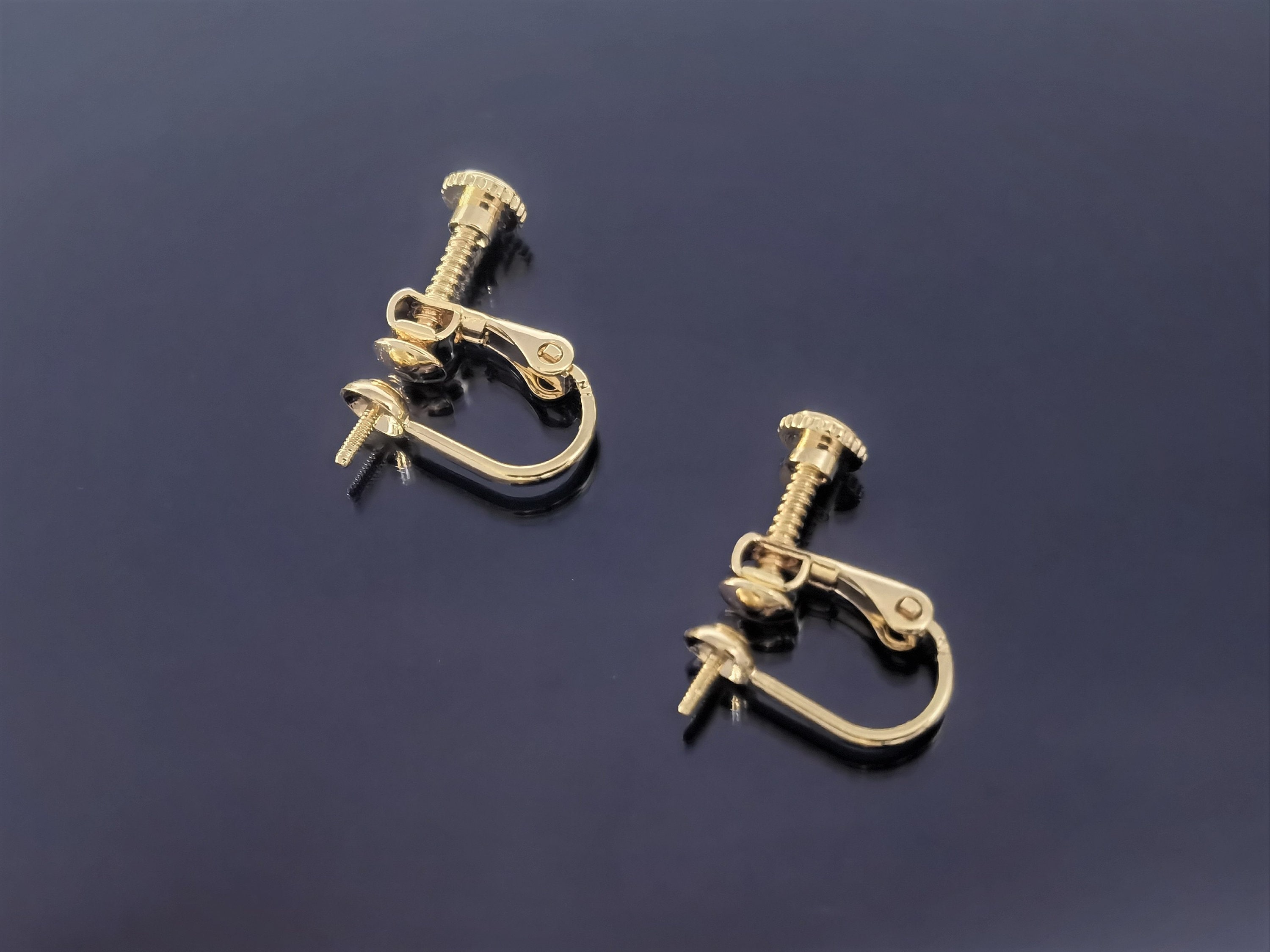 Clip-on Earring Converters and screw for Non-Pierced Ears – Bowburry