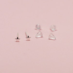 1 pair mini star 925 Sterling Silver studs Very Tiny star silver Earrings/Tiny star studs/ Super Tiny Earrings