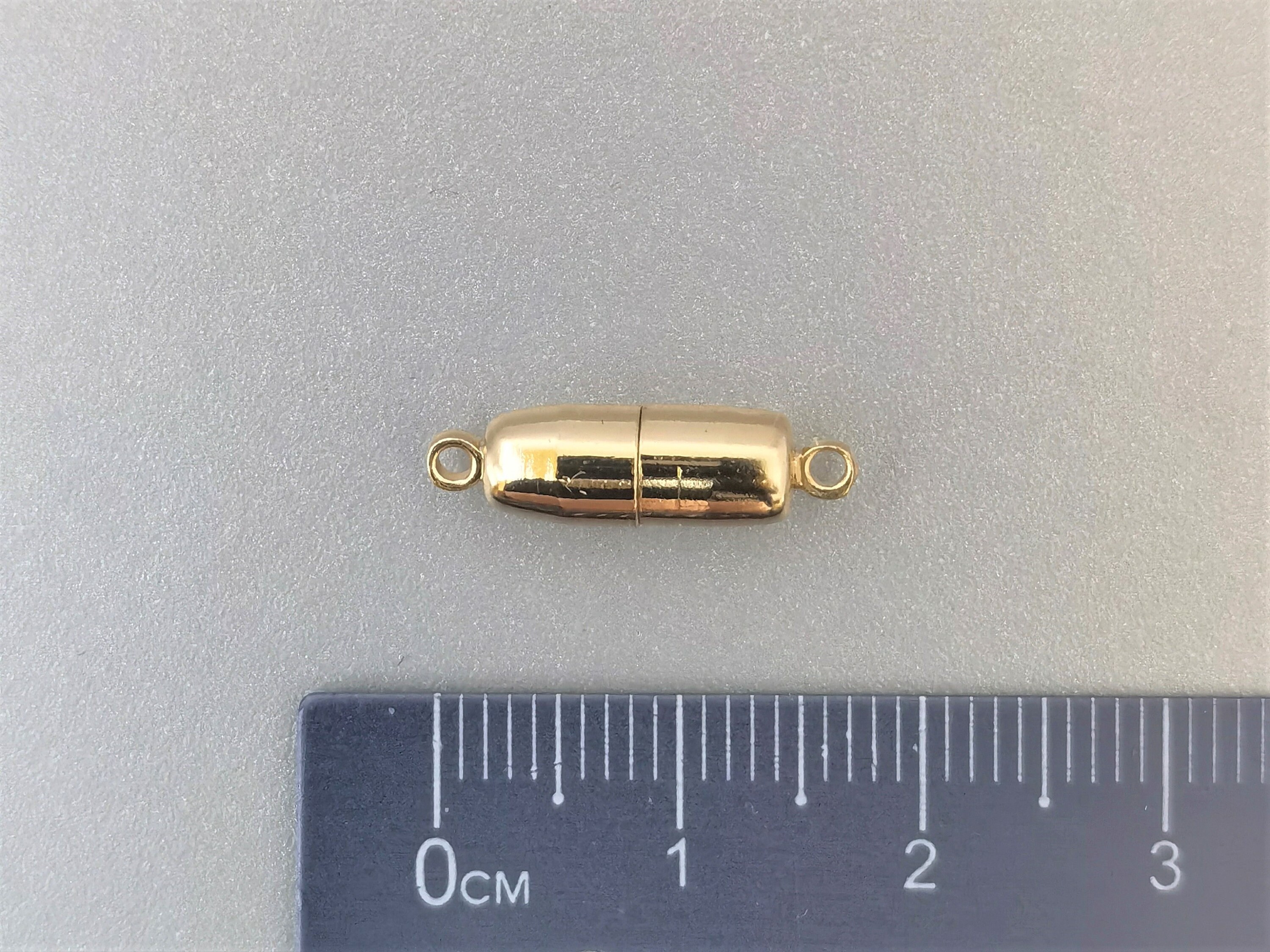 2pcs 14k Gold Cylinder Clasp/ Bracelet Bullet Etsy