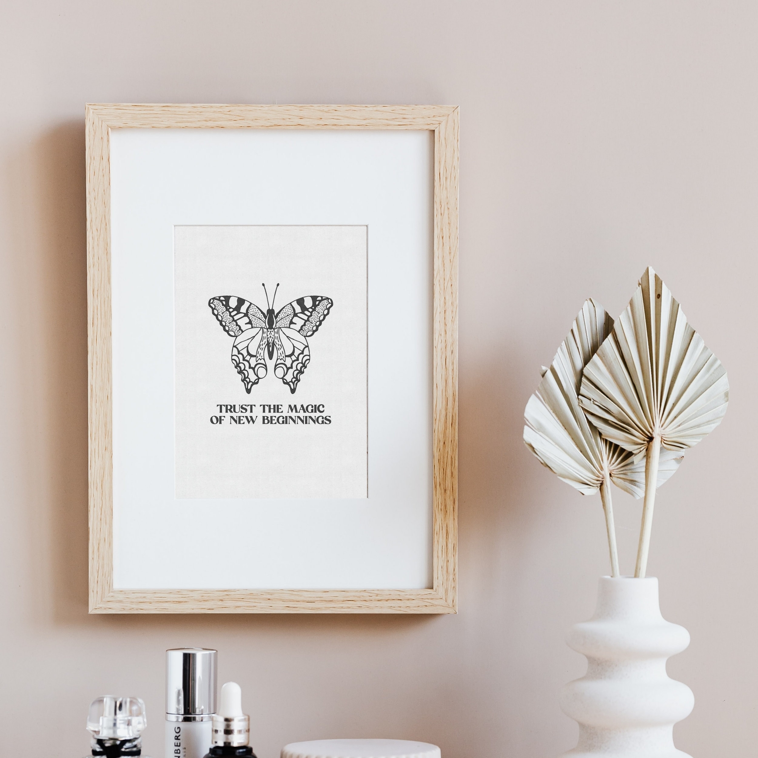 Butterfly Printable Wall Art Inspirational Quote Print | Etsy