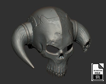 skull helmet wearable- STL for 3d printer