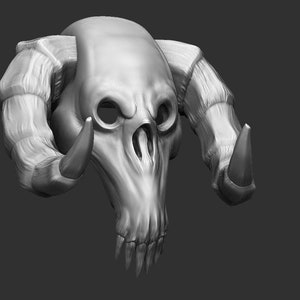 world of warcraft skulls for armor STL for 3d printer