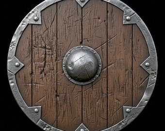 Viking Round Shield - 1:1 Scale - for 3d printer