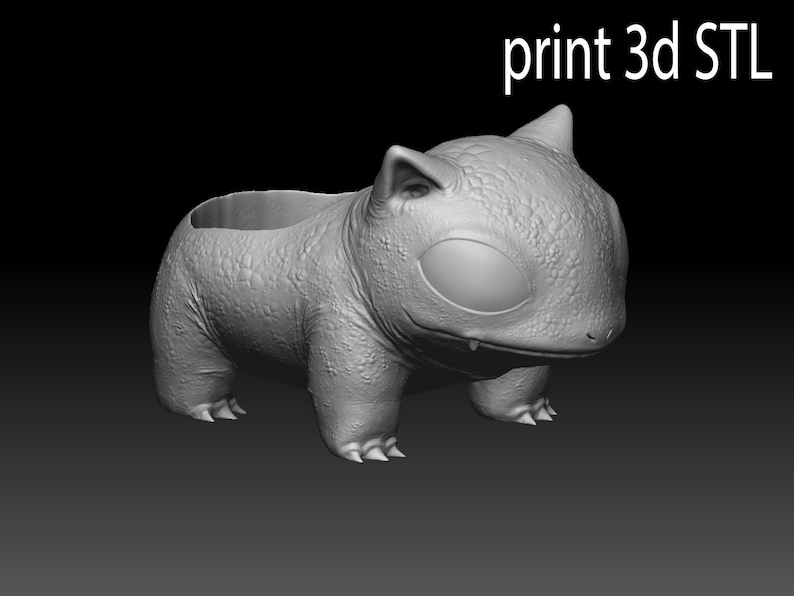 Pokémon Pot de fleur Fichier dimpression 3D stl Etsy France