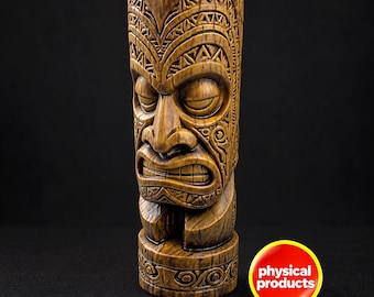 Polynesian Tiki Totem Resin Figurine - Decorative