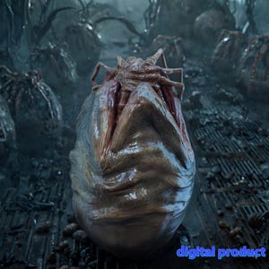 facehugger egg, alien, stl print file