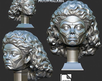 Michael Jackson Robot Bust – Moonwalker Fan Art – STL File- 3d print