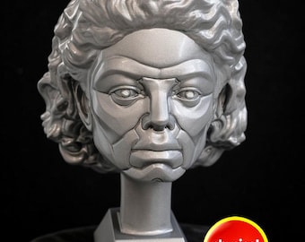 Michael Jackson Moonwalker Bust - Handmade Fan Art Robot Figurine 12cm