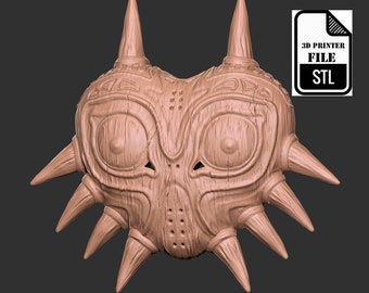 majora's mask  -stl files-for3d printer