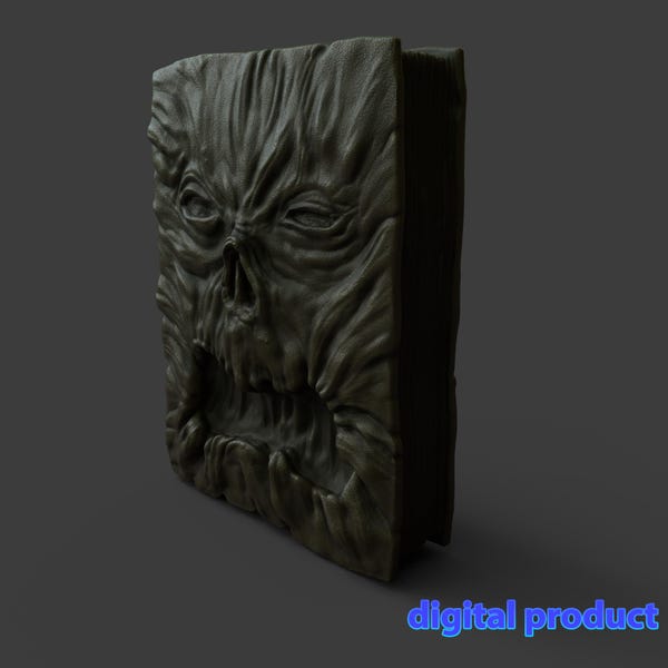 evil dead -necronomicon book-stl-file for print
