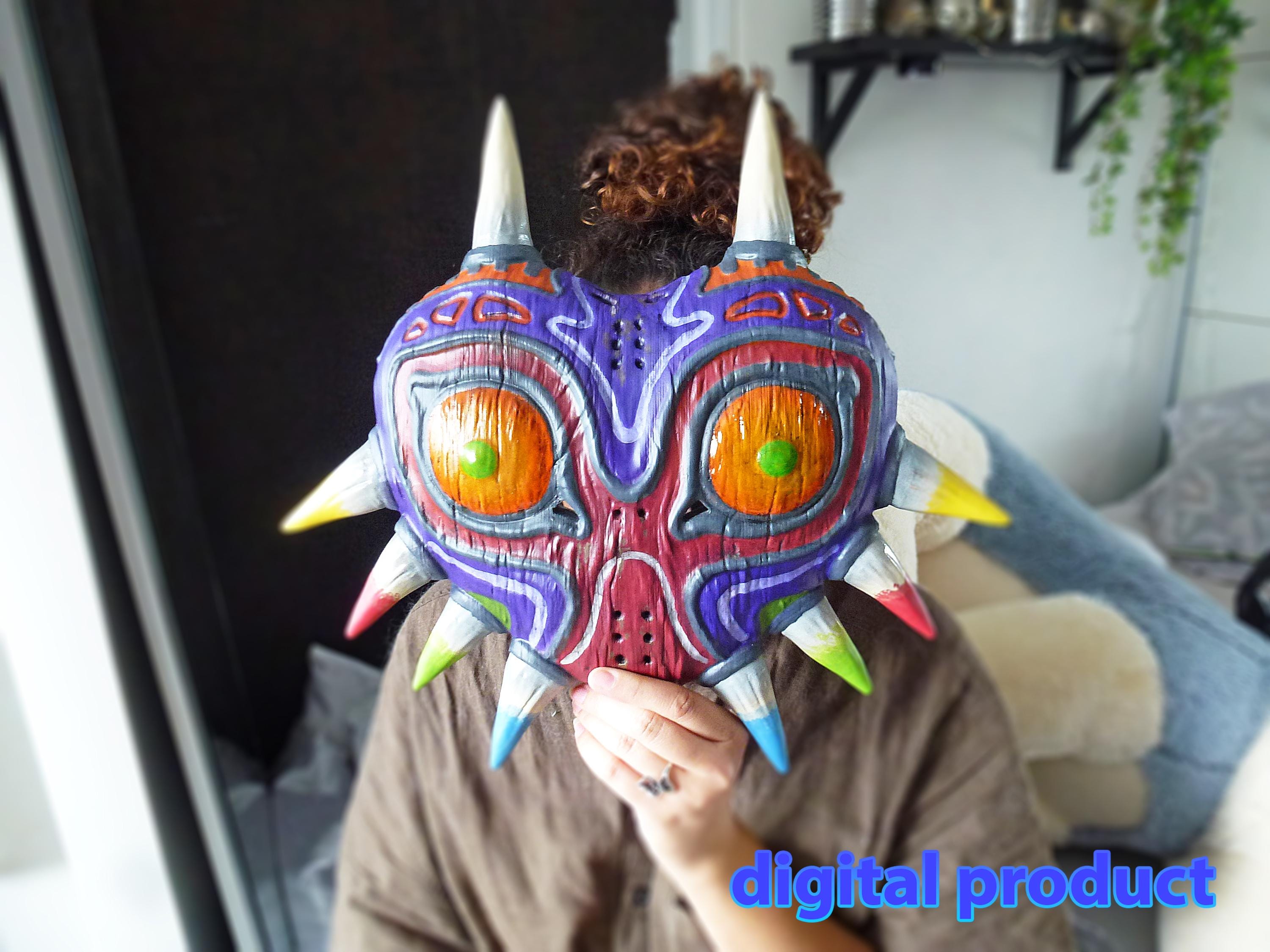 Maschera in Latex di Majora della Leggenda di Zelda, Maschera Dipinta