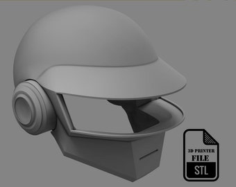daft punk helmet,Fichier d’impression 3D ,stl