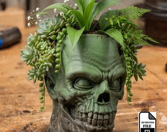 Zombie Mug/planter/pen -stl file for 3dprinter