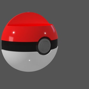 pokeball planter, 3d print, stl